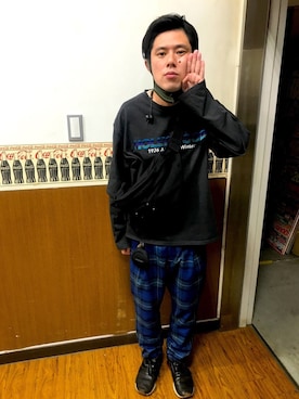 「DAIRIKU」｜「アイテム（その他シューズ）」を使った、好井まさおさん（メンズ・171cm）の秋コーディネート