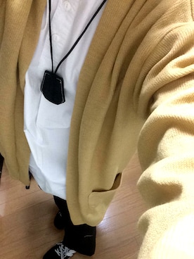 「WEGO（ウィゴー）のアイテム（カーディガン/ボレロ）」を使った、どくたー。さん（メンズ・166cm）の春コーディネート