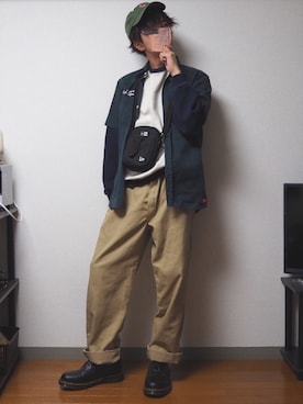 「ELEMENT（エレメント）のアイテム（帽子）」を使った、_ts___さん（メンズ・173cm）の秋コーディネート