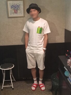 「present（プレゼント）のアイテム」を使った、たっしーさん（メンズ・167cm）の夏コーディネート