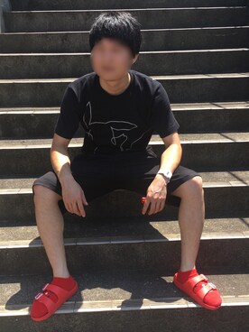 「present（プレゼント）のアイテム」を使った、たっしーさん（メンズ・167cm）の夏コーディネート