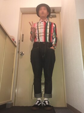 「OLDMAN（オールドマン）のアイテム」を使った、たっしーさん（メンズ・167cm）の秋コーディネート