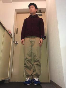 「present（プレゼント）のアイテム」を使った、たっしーさん（メンズ・167cm）の秋コーディネート