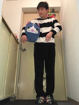 Gu ジーユー のルームウェア パジャマを使ったメンズ人気ファッションコーディネート 年齢 25歳 29歳 季節 9月 11月 Wear