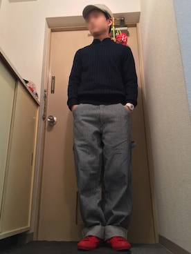 「present（プレゼント）のアイテム」を使った、たっしーさん（メンズ・167cm）の秋コーディネート