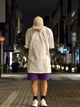 「DIME（ダイム）のアイテム（帽子）」を使った、Takumi Somaさん（メンズ・171cm）の夏コーディネート