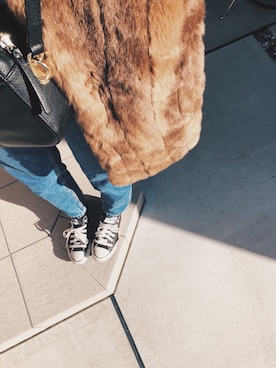 「Abercrombie&Fitch（アバークロンビーアンドフィッチ）のアイテム（その他アウター）」を使った、lauleaiさん（レディース・167cm）の冬コーディネート