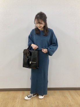 「アイテム（ワンピース/ドレス）」を使った、rinangoさん（レディース・146cm）の冬コーディネート