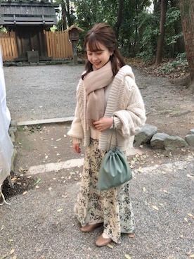 rinangoさん（レディース・146cm）の冬コーディネート