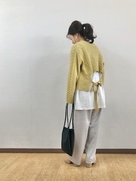 「LOWRYS FARM（ローリーズファーム）のストレッチヒールブーツ　851418（ブーツ）」を使った、rinangoさん（レディース・146cm）の冬コーディネート