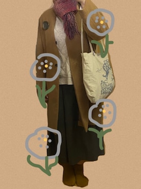 mos156さん（レディース・161cm）の冬コーディネート