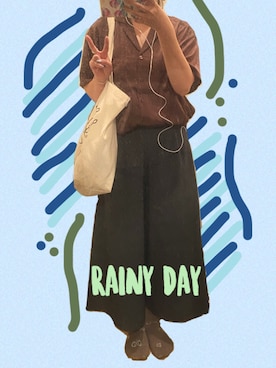 「VOYAGE（ボヤージュ）のアイテム」を使った、mos156さん（レディース・160cm）の秋コーディネート