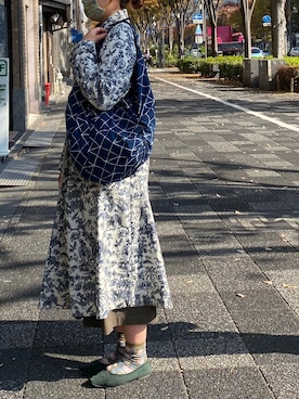 「Steven Alan（スティーブンアラン）のアイテム（その他アウター）」を使った、mos156さん（レディース・161cm）の秋コーディネート