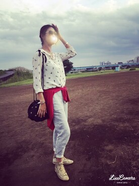 「OSKLEN（オスクレン）のアイテム」を使った、Raccoさん（レディース・169cm）の秋コーディネート