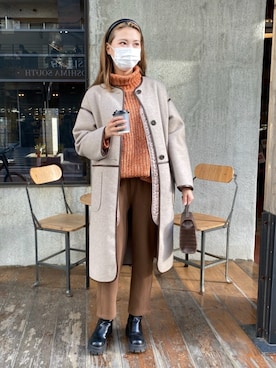 aIさん(レディース・163cm)の冬コーディネート