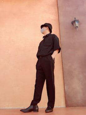 「RVCA（ルーカ）のアイテム（帽子）」を使った、ree_eeeさん（メンズ・170cm）の春コーディネート