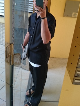 「URBAN RESEARCH（アーバンリサーチ）のアイテム（バングル/リストバンド）」を使った、ぱんちさん（メンズ・167cm）の夏コーディネート