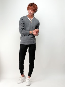 shunさん（メンズ・177cm）の春コーディネート