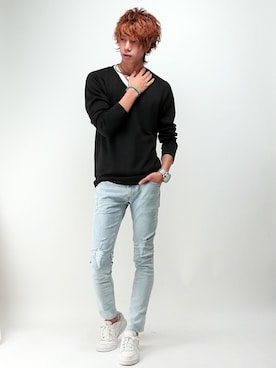 shunさん（メンズ・177cm）の春コーディネート