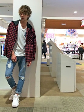 shunさん（メンズ・177cm）の春コーディネート