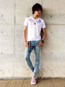 shunさん（メンズ・177cm）の夏コーディネート