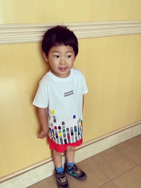 ゆうき◡̈⋆さん（キッズ・110cm）の夏コーディネート