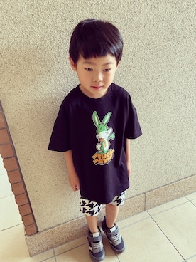 ゆうき◡̈⋆さん（キッズ・110cm）の夏コーディネート