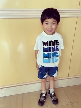 「ブリーチデニム」｜「アイテム（その他）」を使った、ゆうき◡̈⋆さん（キッズ・110cm）の夏コーディネート