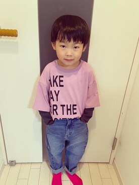 ゆうき◡̈⋆さん（キッズ・110cm）の夏コーディネート