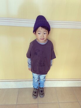 ゆうき◡̈⋆さん（キッズ・110cm）の秋コーディネート