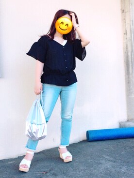 CHIHIROさん（レディース・143cm）の夏コーディネート