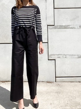 「DOLCEのアイテム」を使った、Yukiさん（レディース・162cm）の春コーディネート