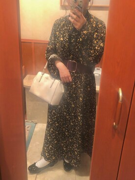 ベルトを使った 黒ワンピース の人気ファッションコーディネート Wear