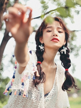 「アイテム（水着）」を使った、angellunaさん（レディース・165cm）の冬コーディネート