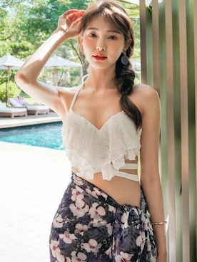 「ビキニ水着」｜angellunaさん（レディース・163cm）の春コーディネート