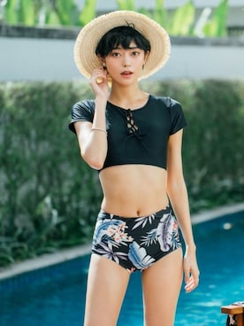 「ビキニ水着」｜angellunaさん（レディース・163cm）の春コーディネート