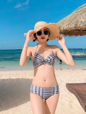 「ビキニ水着」｜angellunaさん（レディース・163cm）の冬コーディネート