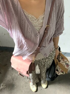 「NICE CLAUP（ナイスクラップ）のアイテム（アンサンブル）」を使った、yuki_xuさん（レディース・158cm）の秋コーディネート
