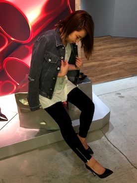 「diesel denim」｜MAKOさん（レディース・152cm）の夏コーディネート
