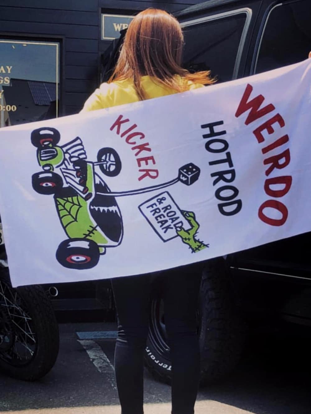 「タオル、hotrod、アメカジ、vintage」｜「WEIRDOのアイテム（タオル、ホワイト系）」を使った、wolfpack_mayuさん（メンズ・160cm）の秋コーディネートの1枚目の写真