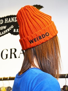 「WEIRDO（ウィアード）のアイテム（帽子）」を使った、wolfpack_mayuさん（メンズ・160cm）の冬コーディネート