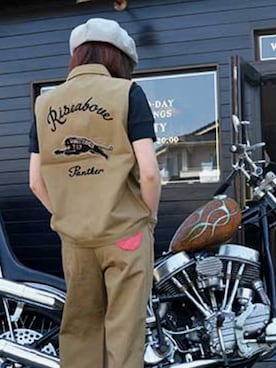 GANGSTERVILLEのベストを使った人気ファッションコーディネート