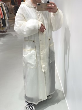 「PUBLIC TOKYO（パブリックトウキョウ）のアイテム（ナイロンジャケット）」を使った、skmt0513さん（レディース・154cm）の春コーディネート