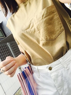 「ハイク」｜「アイテム（パンツ）」を使った、y.さん（レディース・152cm）の夏コーディネート