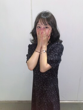 「KENZO（ケンゾー）のアイテム（リング）」を使った、RINKAさん（レディース・150cm）の夏コーディネート