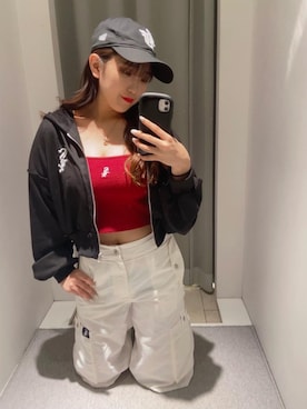 「BACK TO THE FIELD（バック トゥー ザ フィールド）のアイテム（パンツ）」を使った、sgtsukikaさん（レディース・156cm）の春コーディネート