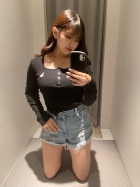 「BACK TO THE FIELD（バック トゥー ザ フィールド）のアイテム（パンツ）」を使った、sgtsukikaさん（レディース・156cm）の春コーディネート