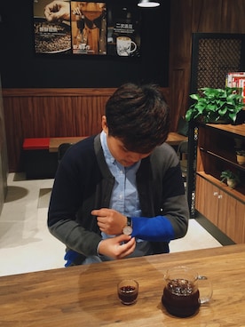 「通勤穿搭」｜「アイテム（腕時計）」を使った、红楼叹さん（レディース・158cm）の秋コーディネート
