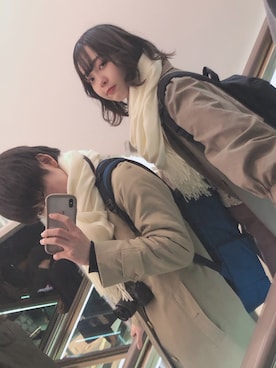 「apres jour mignon（アプレジュールミニョン）のアイテム（ジャケット/アウター）」を使った、a:reさん（メンズ・173cm）の冬コーディネート