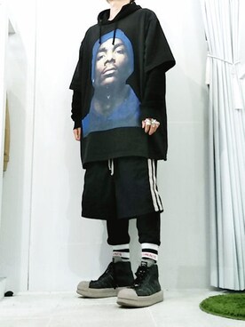 「Undercoverism（アンダーカバイズム）のアイテム（アクセサリー）」を使った、アールさん（メンズ・172cm）の冬コーディネート